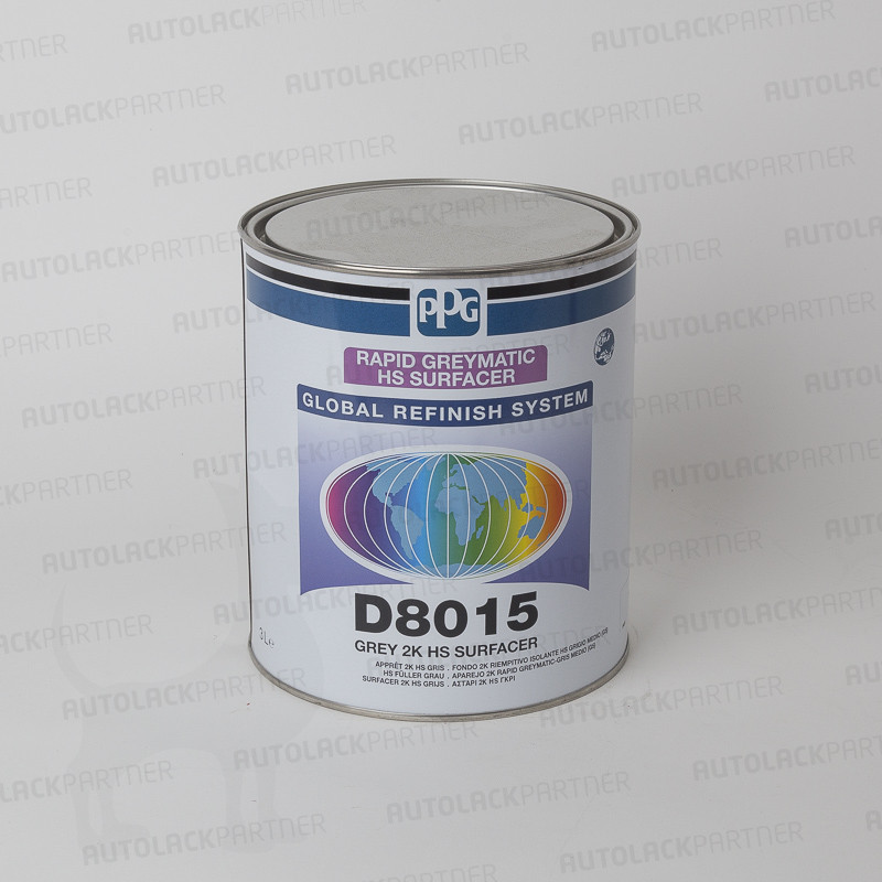 PPG D8015 HS Rapid Greymatic Füller grau 3 Liter