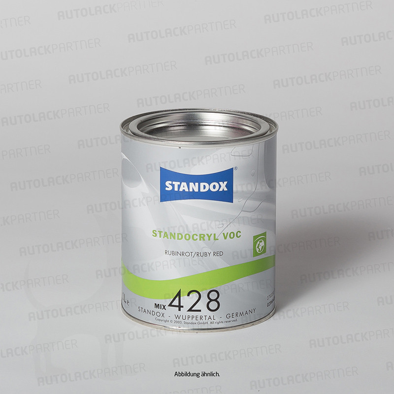 Standox Standocryl 2K VOC Mix 412 Signalschwarz - 1 Liter