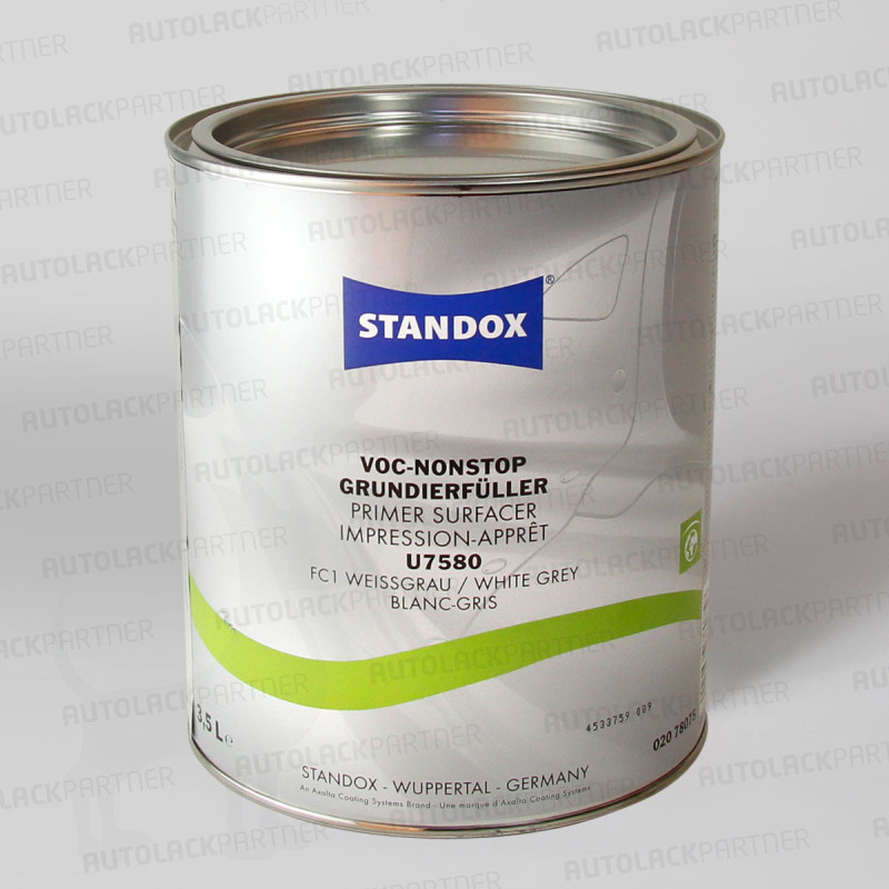 Standox 78075 VOC Nonstop Grundierfüller grau U7580 - 3,5 Liter