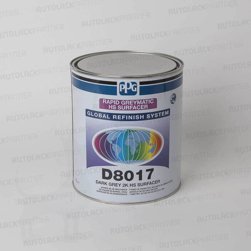 PPG D8017 HS Rapid Greymatic Füller Dunkelgrau 3 Liter