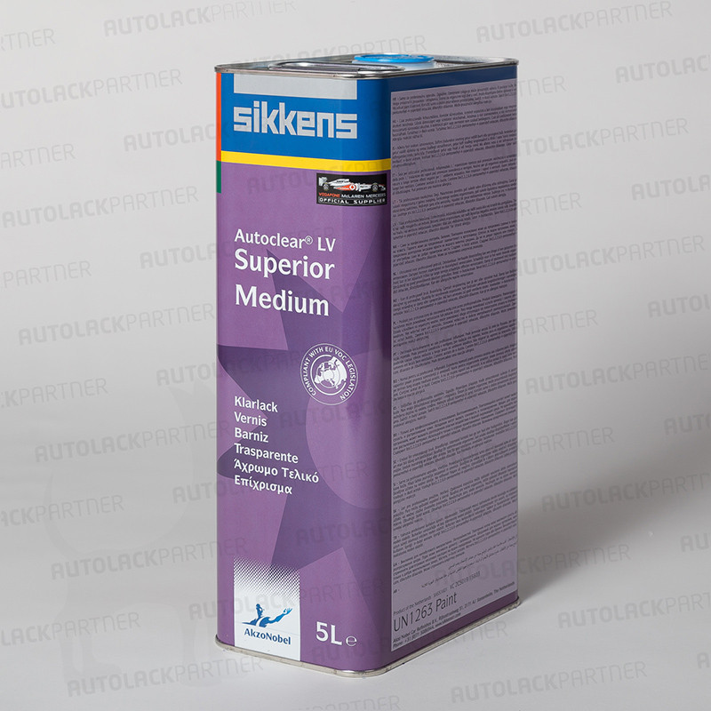 Sikkens Autoclear LV Superior Clear medium 5 Liter