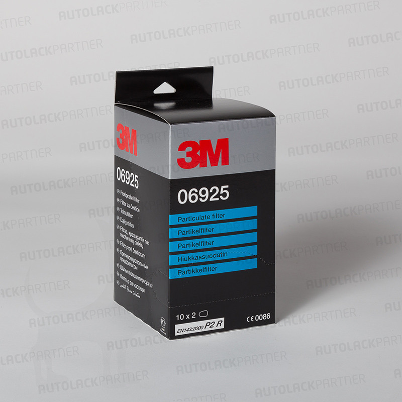 3M 6925 Partikelfilter für 3M Lackiermasken, Schutzklasse P2