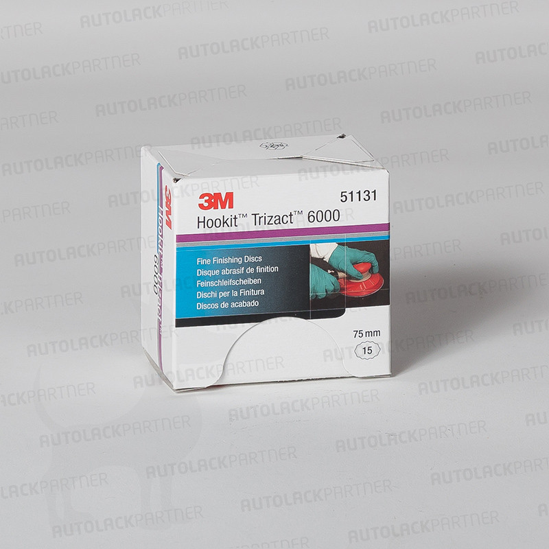 3M 51131 Hookit Trizact Schleifscheiben 75mm P6000