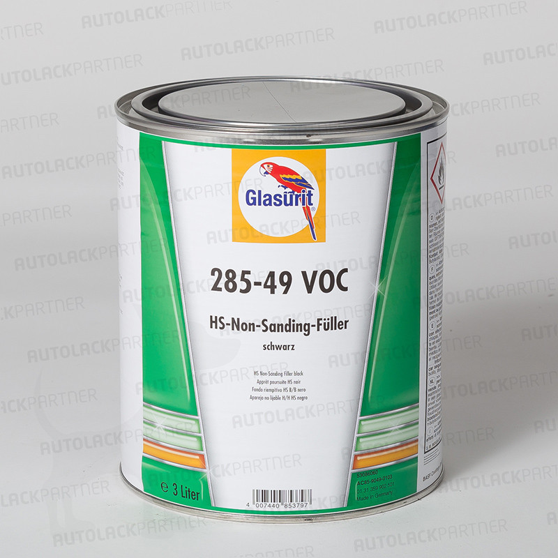 Glasurit 285-49 HS Füller schwarz 3 Liter