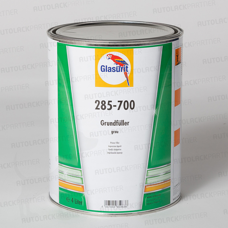 Glasurit 285-700 HS Füller Hellgrau 4 Liter