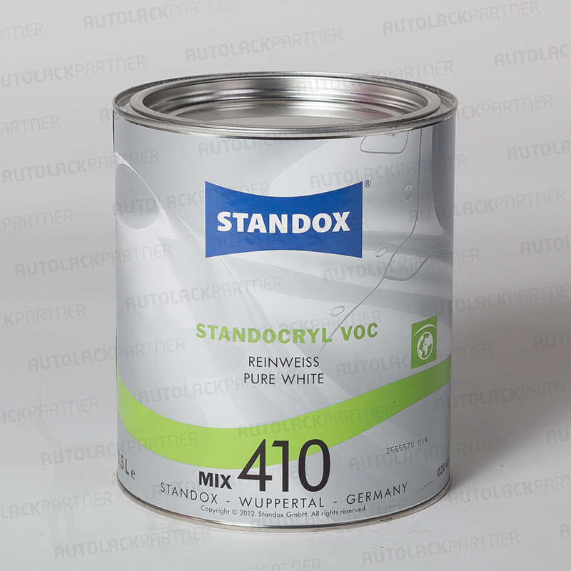 Standox Standocryl 2K VOC Mix 410 Reinweiss - 3,5 Liter