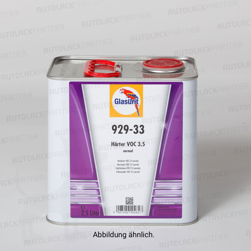 Glasurit Härter 929-91 2,5 Liter für Klarlack 923-255