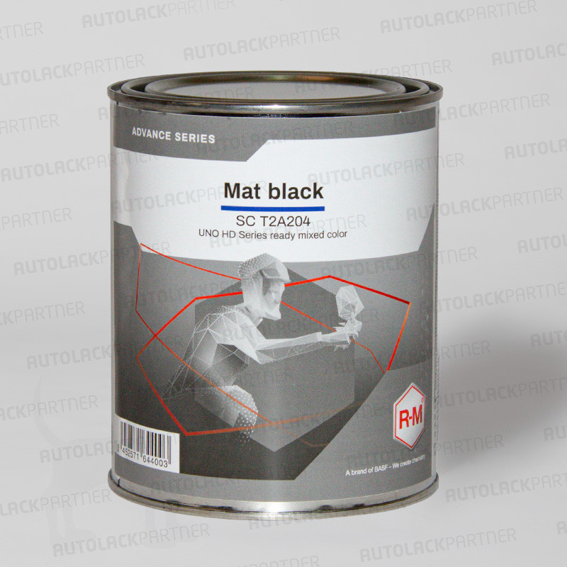 RM SC T2A204 MAT BLACK  1 Liter