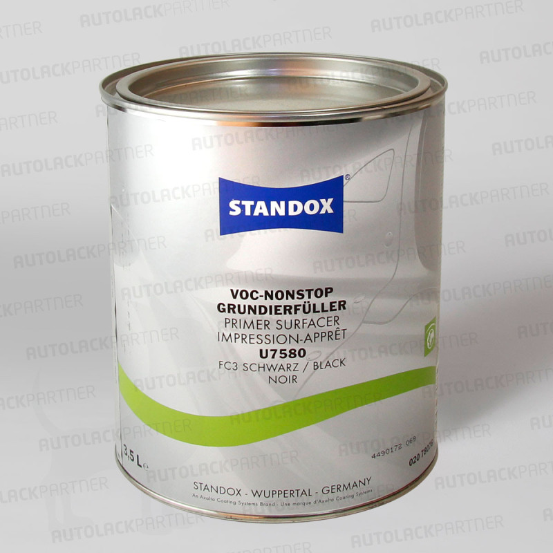 Standox 78076 VOC Nonstop Grundierfüller schwarz U7580 - 3,5 Liter