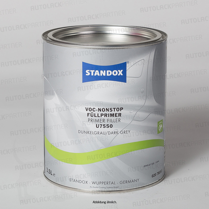 Standox 78081 2K HS VOC Systemfüller Mittelgrau U7540 - 3,5 Liter